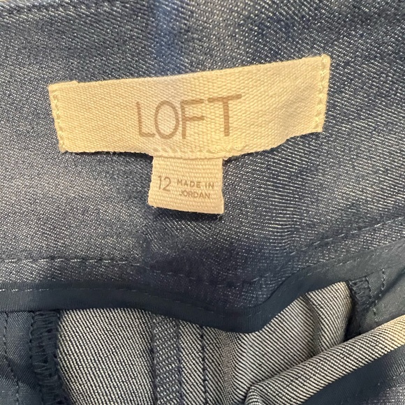 Blue loft cloth shorts - Picture 3 of 3